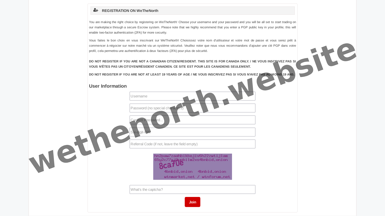 Account Registration Page
